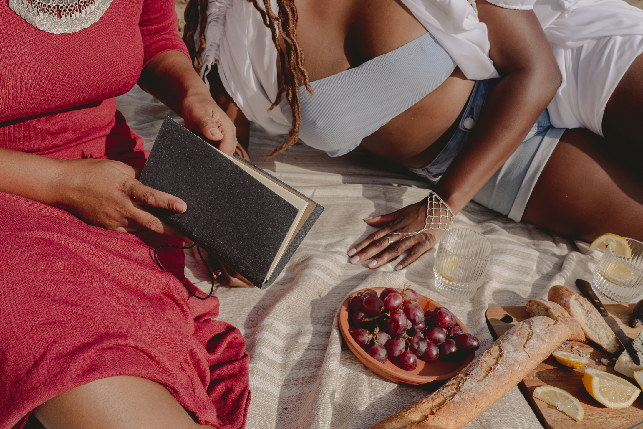 Women Having Picnic Together