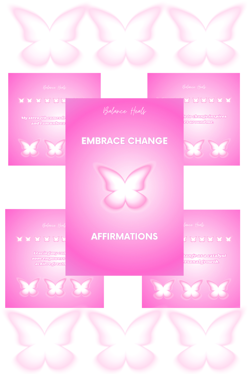 "Embrace Change" Affirmations w/ Guide & Access to Community